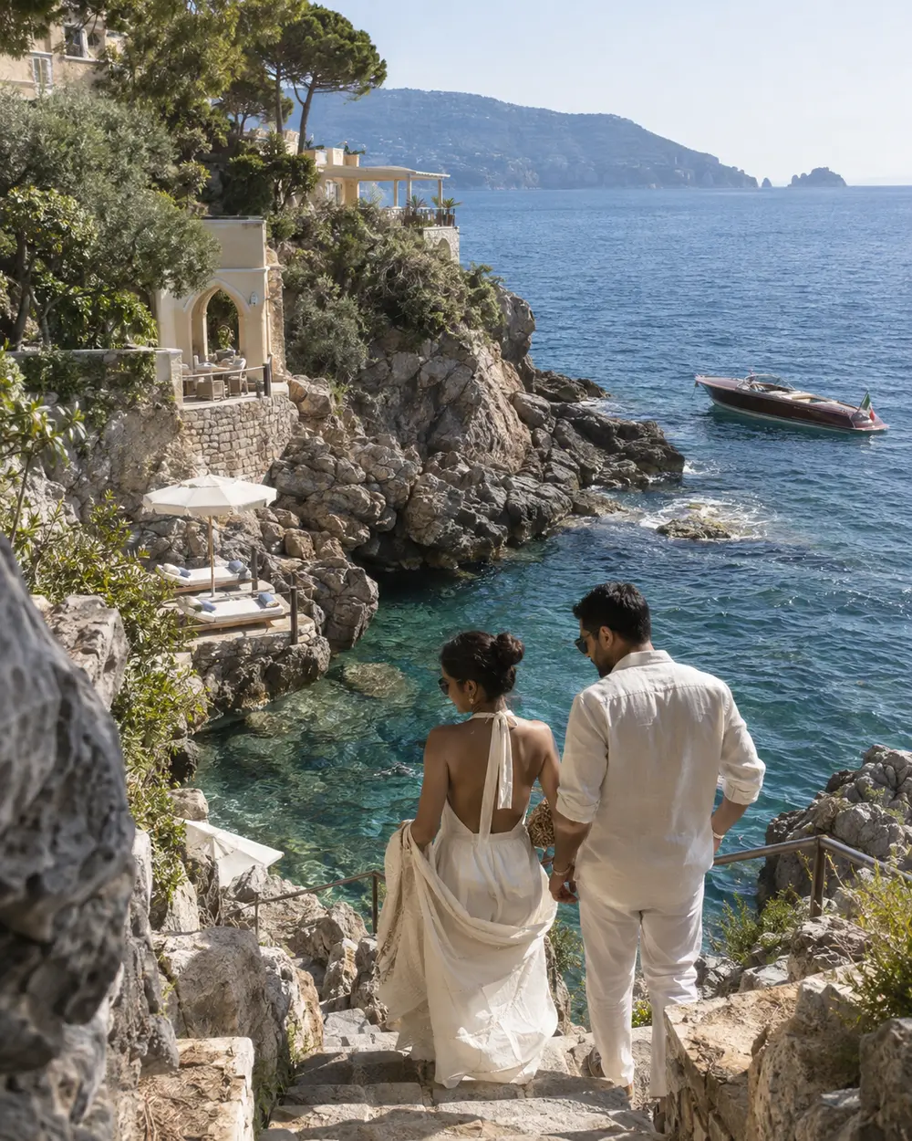 A private Italian shoreline journey