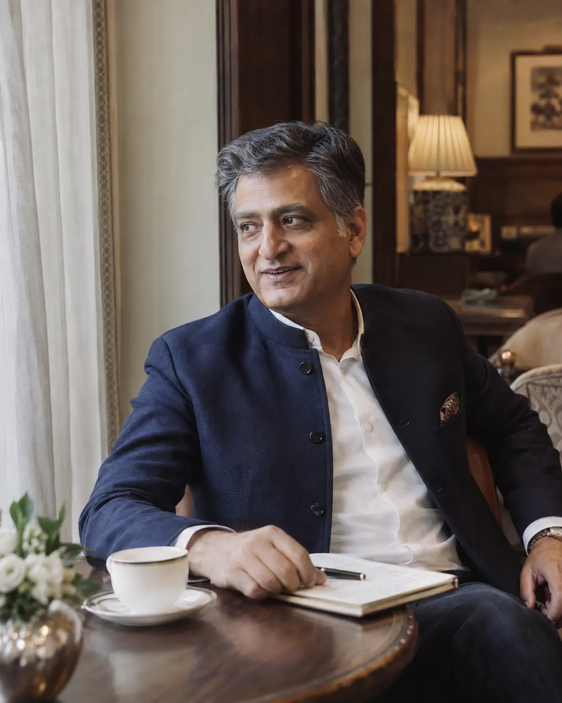 Representative portrait of an Indian business owner